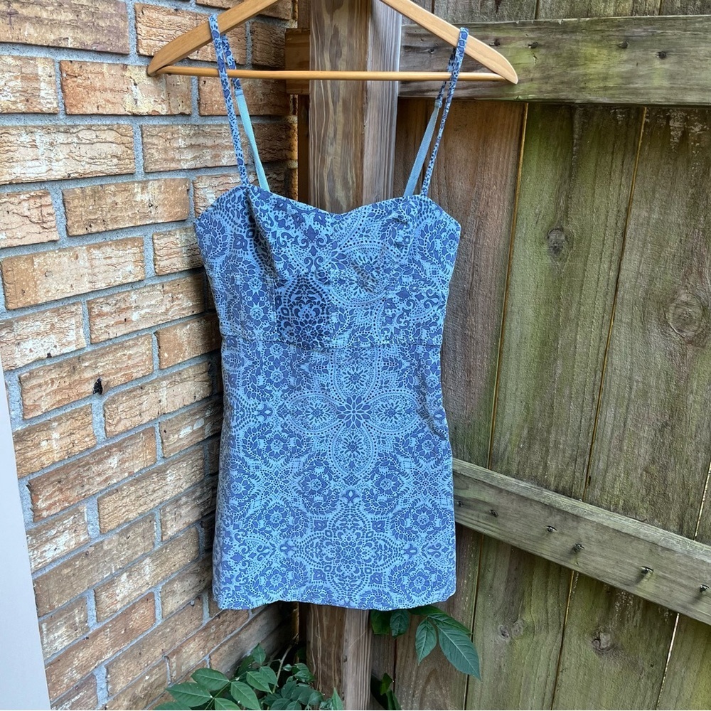 Urban Outfitters Blue Patterned Camisole